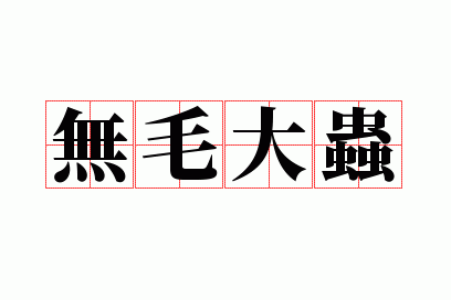 无毛大虫