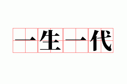 一生一代