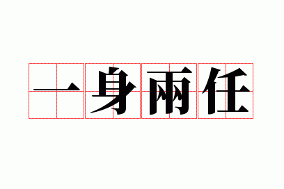 一身两任